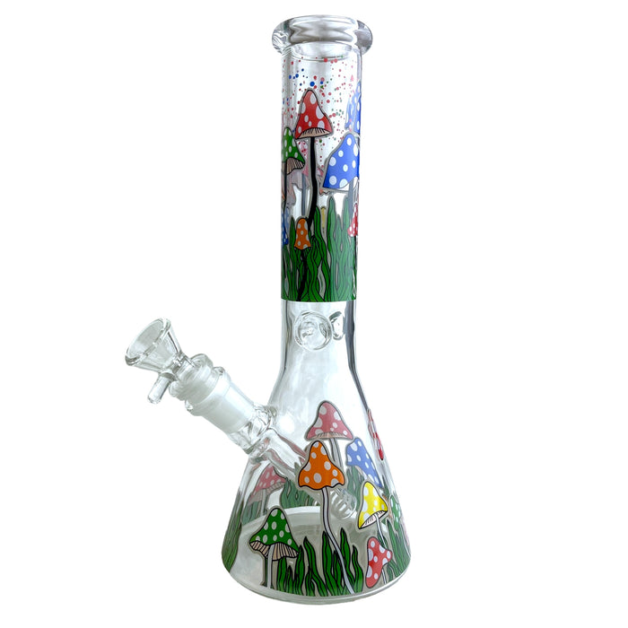 10.5" Beaker Glass Water Pipe