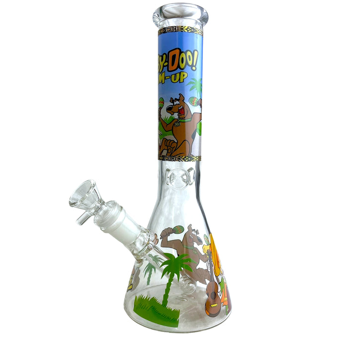 10.5" Beaker Glass Water Pipe