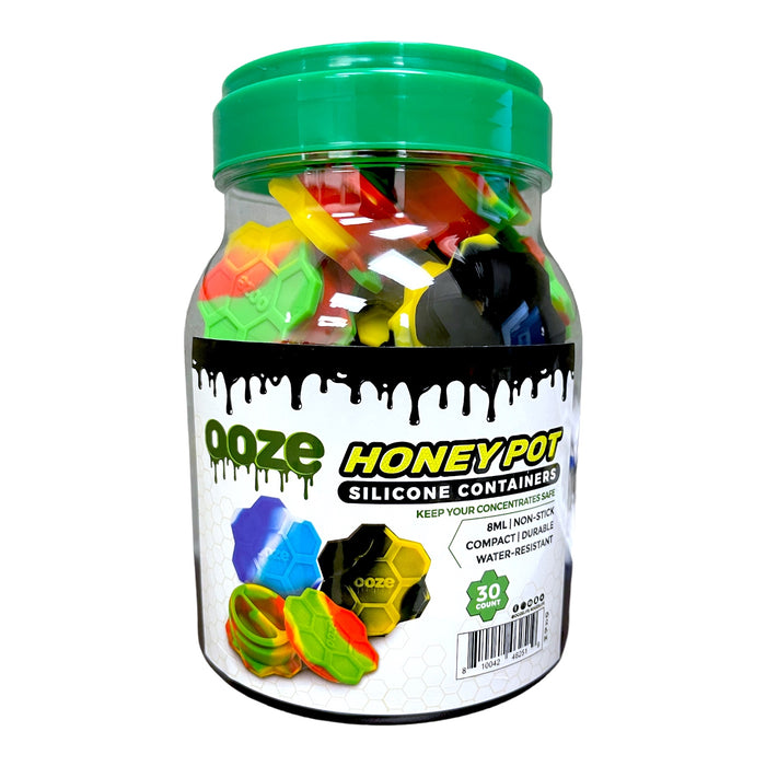 Ooze Honey Pot 8ml Silicone Container 30ct