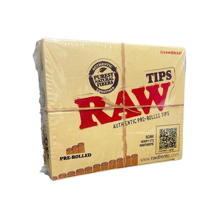 Raw Pre-Rolled Tips (20per/box) [21per/pack]