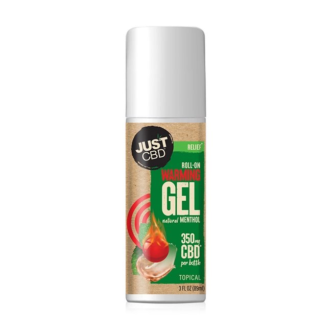 JUST CBD Roll On Warming Relief Cream Gel (50pcs/cs)