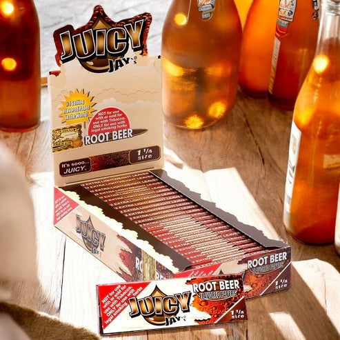 Juicy Jay's 1 1/4" Size Rolling Paper Root Beer Flavor