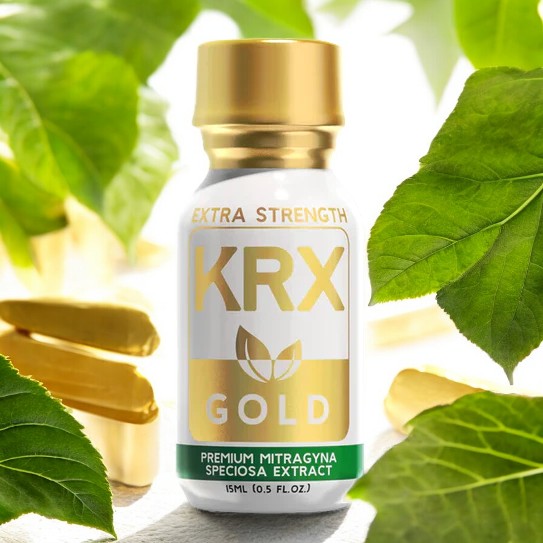 KRX Extra Strength GOLD KRATOM SHOT 15ml (12ct/Display)