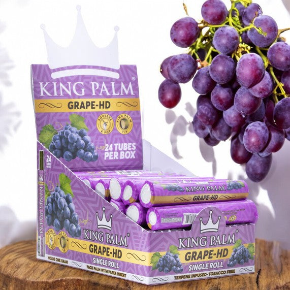 King Palm Grape HD - 1 Mini Roll -1g (24pk Display)