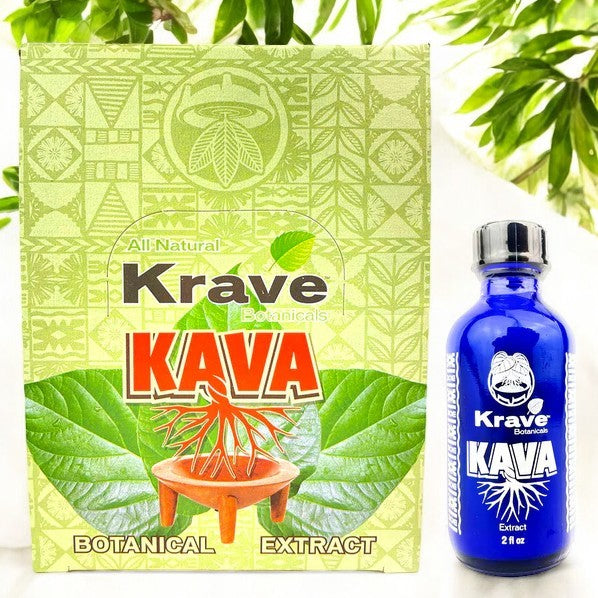 Krave Kava Liquid Shots - Botanical Blend 2 fl oz (12pcs/Display)