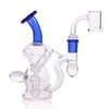 MK111 – 6” MK100 Mini Crystal Recycler by MK 100 Glass