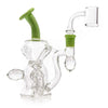 MK111 – 6” MK100 Mini Crystal Recycler by MK 100 Glass