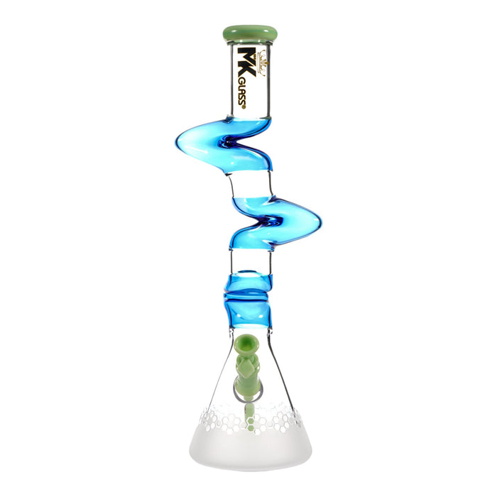 MK20 - 18″ MK100 Honey Frosted Zinger Water Pipe