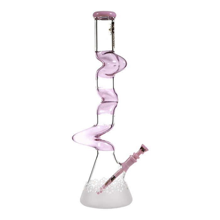 MK20 - 18″ MK100 Honey Frosted Zinger Water Pipe