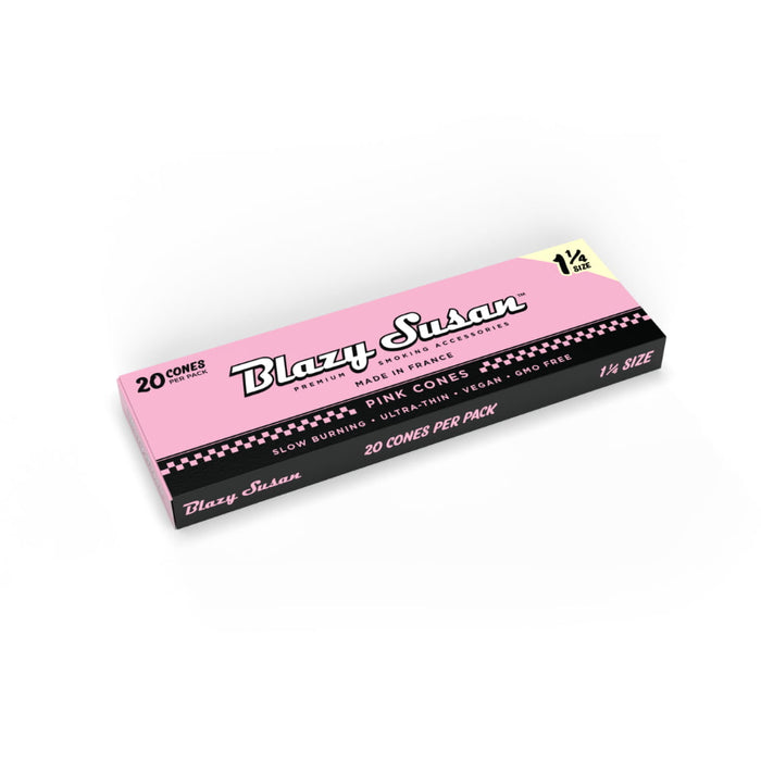 Blazy Susan  1 1/4 Size Pre Rolled Cones (12 Pack x 20 Per Pack)