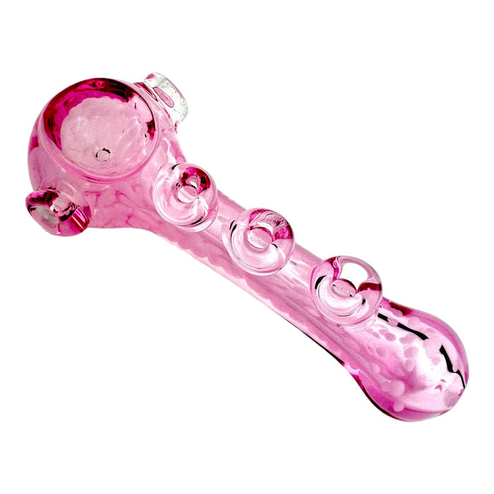 5" Pink Glass Hand Pipe (Assorted)