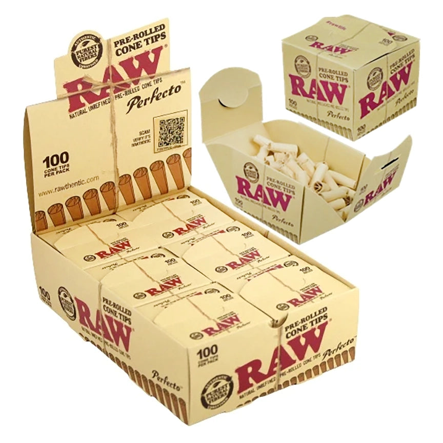 Raw Tips Prerolled Perfecto Cone Tips