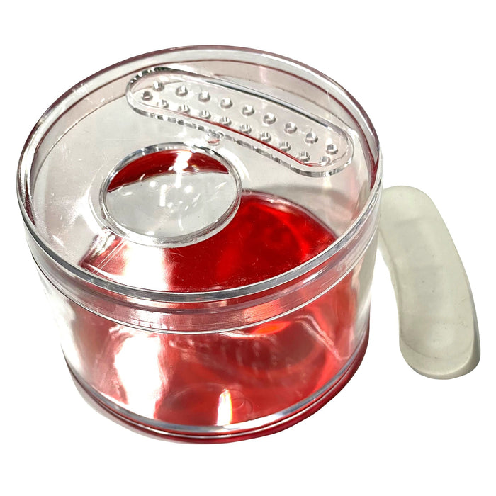 Round Magnifying Jar W/ Silicone Smell Lid