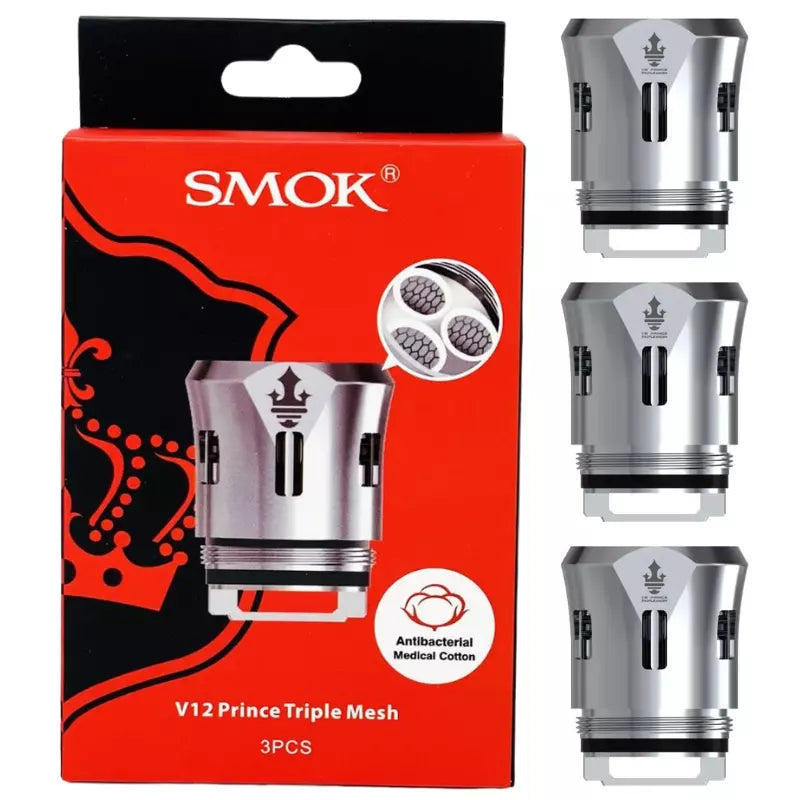 Smok V12 Prince Triple Mesh 0.15 Ohm Triple Coils (Pack of 3) – SmokeTokes