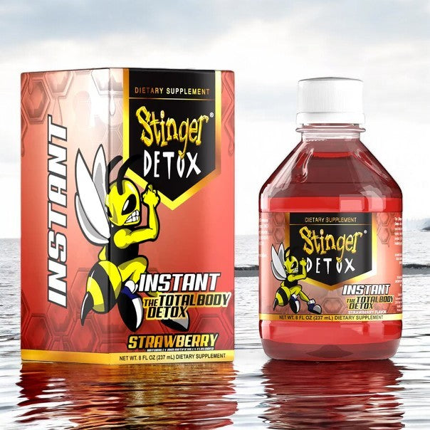 Stinger Detox -Instant the total Body Detox - Strawberry 8oz