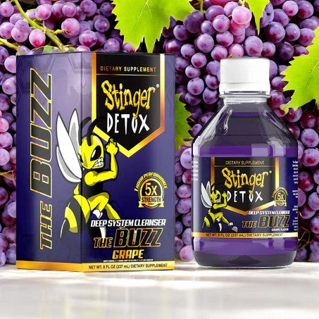 Stinger Detox Buzz  (Deep System Cleanser) 5X Extra Strength Drink 8 FL OZ