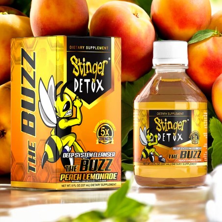 Stinger Detox Buzz  (Deep System Cleanser) 5X Extra Strength Drink 8 FL OZ