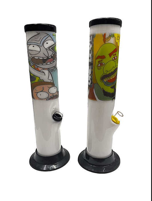 Acrylic Water Pipe Mix Characters Pull Up 10" x 2"