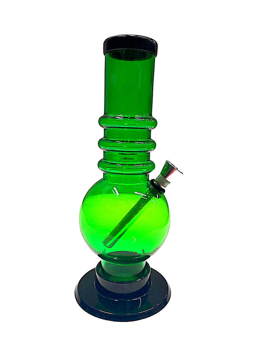 8" Swirl Single Bubble Acrylic Water Pipe