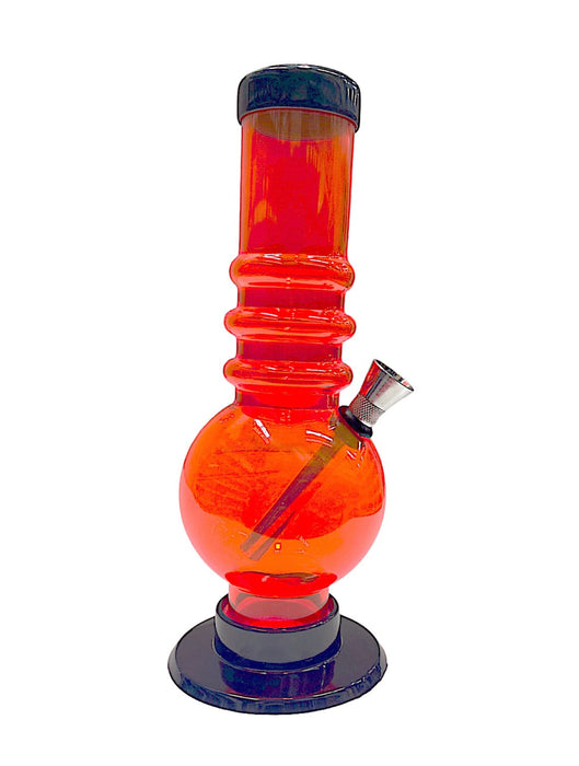 8" Swirl Single Bubble Acrylic Water Pipe