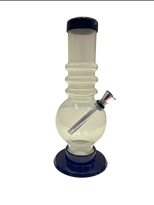 8" Swirl Single Bubble Acrylic Water Pipe