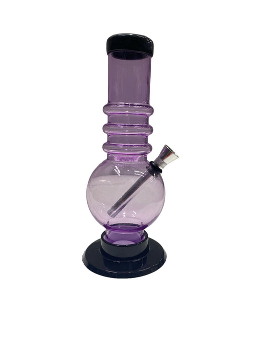 8" Swirl Single Bubble Acrylic Water Pipe