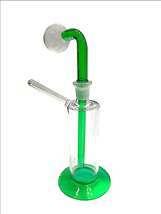 G/G 14mm Colored Base and Stem Cylinder OB Water Pipe