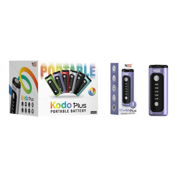 Yocan Kodo Plus 900mAh Battery (12cs/Display)