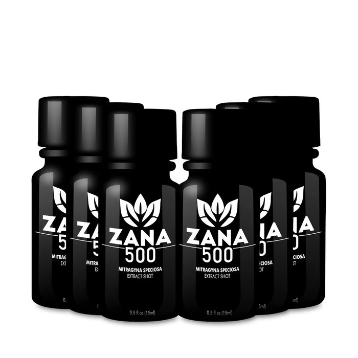 Zana 500 Liquid Shots Kratom Extract 15ml -12pcs/Display | 12 Displays/Case