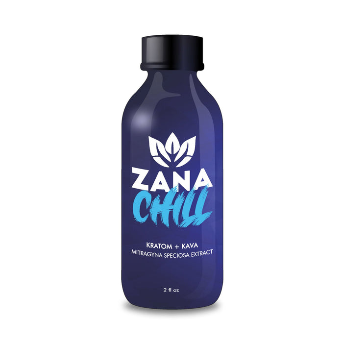 Zana Chill Kratom + Kava Liquid Shots 2.0floz / 60ml- 12pcs/Display | 8Dis/Case