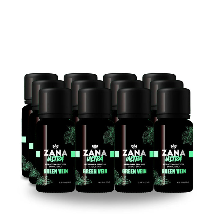 Zana Ultra Liquid Shots Kratom Extract 15ml - 12pcs/Display | 12 Displays / Case