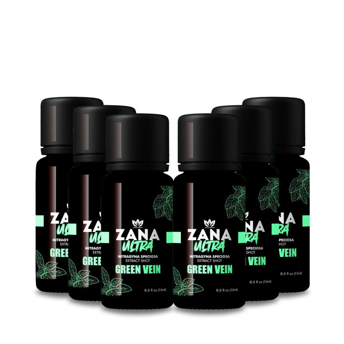 Zana Ultra Liquid Shots Kratom Extract 15ml - 12pcs/Display | 12 Displays / Case