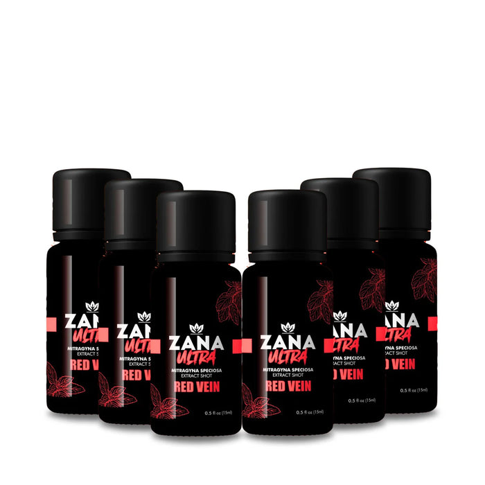 Zana Ultra Liquid Shots Kratom Extract 15ml - 12pcs/Display | 12 Displays / Case