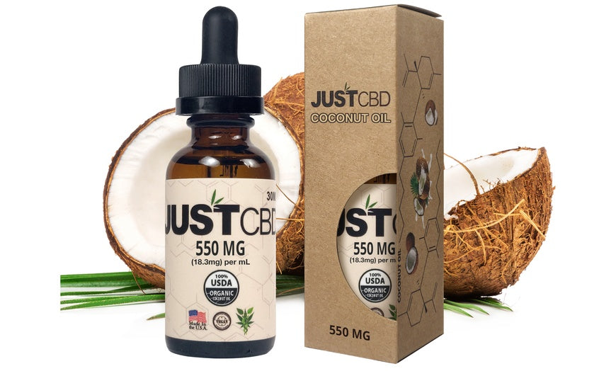 JUSTCBD Coconut Oil 50Mg