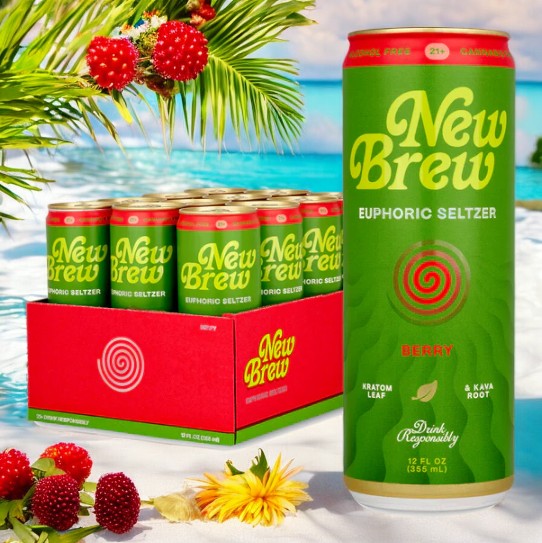 New Brew - Kratom Energy Drink 12pk