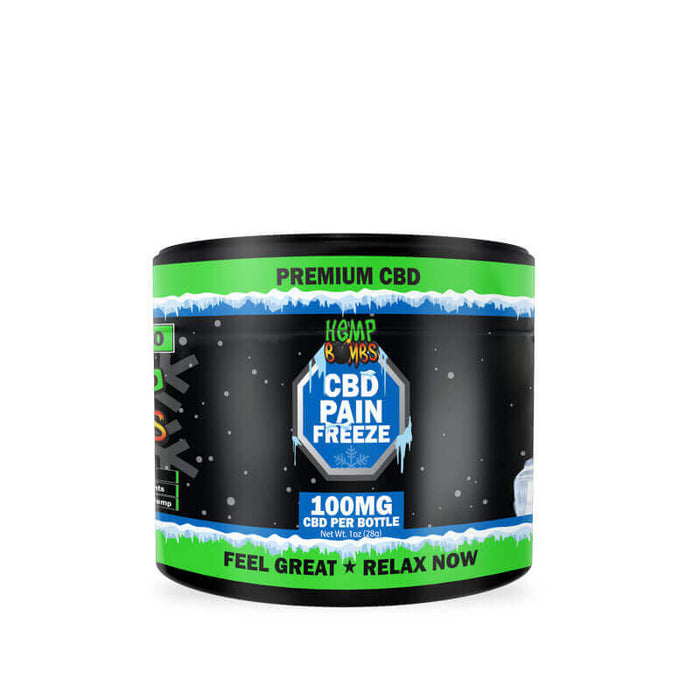 Hemp Bombs Pain Freeze CBD Cream Relief Rub