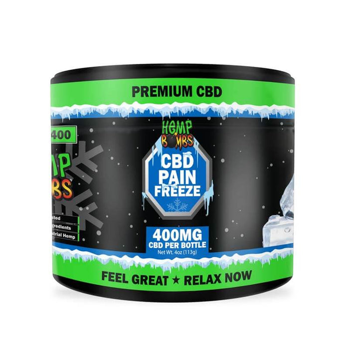 Hemp Bombs Pain Freeze CBD Cream Relief Rub