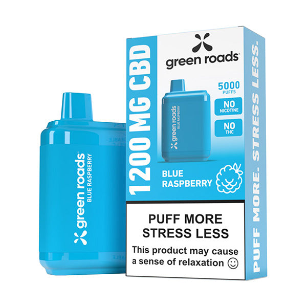 Green Roads CBD Puff 1200mg 5000 Puffs (10 packs per/disp)