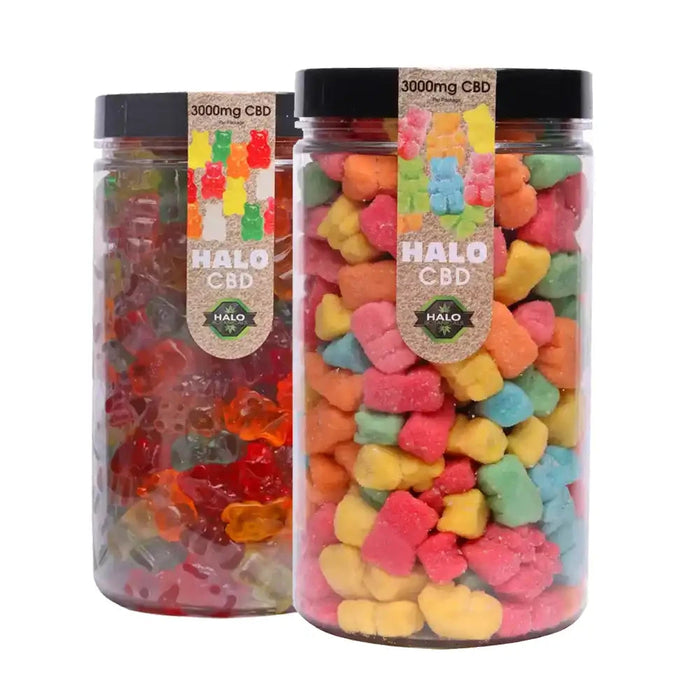 Halo CBD Hemp Infused Gummy Jar 3000GM