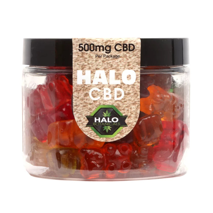 Halo CBD Hemp Infused Gummy Jar 500MG