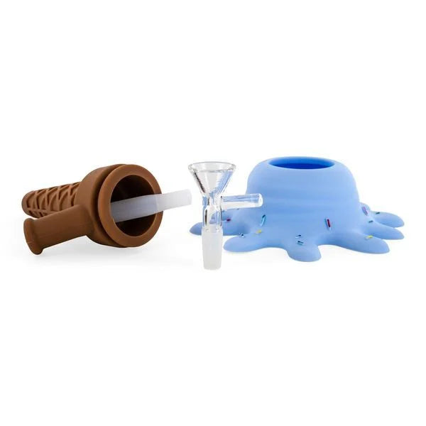 5.5" Splat Ice Cream Water Pipe