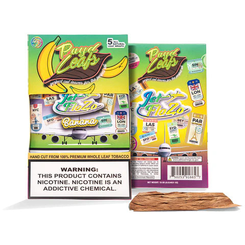 Pay'd Leafs (5 Leafs per Pack / 8 Packs per Display Box) (5 Flavors)