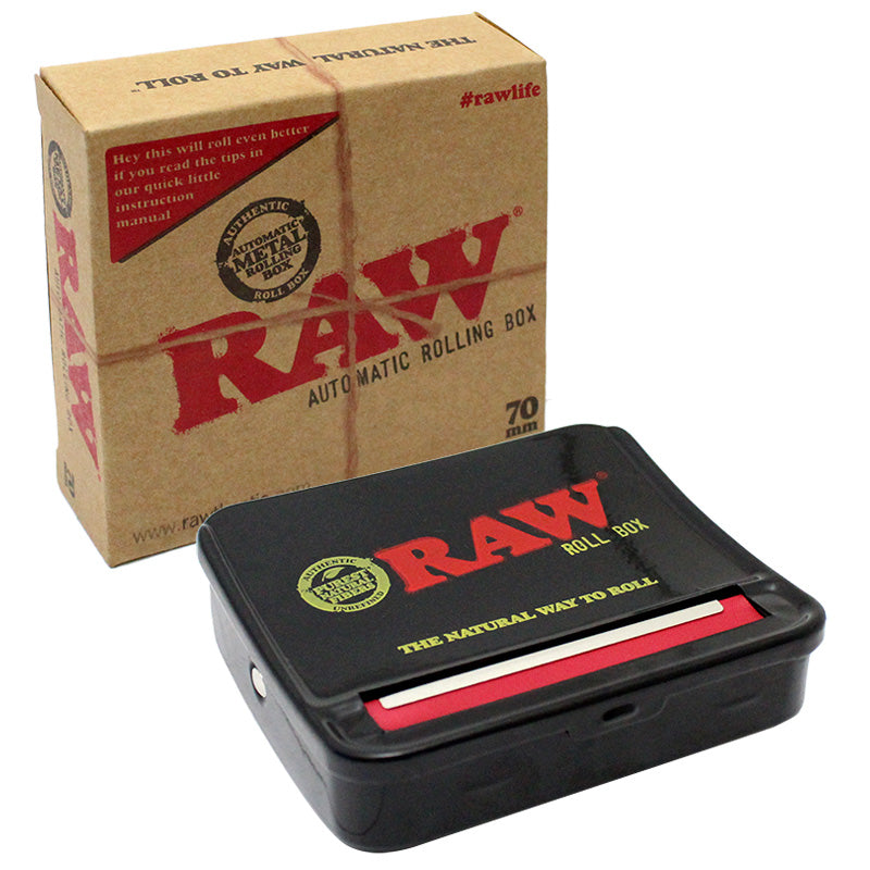 Raw 70mm Automatic Roll Box  Best Raw 70mm Roll Box – SmokeTokes