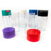 Acrylic Air Tight Jar 560mL 19oz. - Colored Lid Clear Bottom