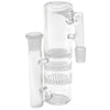 Triple Honeycomb Straight Glass Ash Catcher - Smoketokes