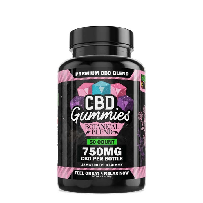 Hemp Bombs - CBD Gummies 50-count (15mg Per Gummy)  750mg Per Jar