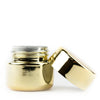 9ml Gold Glass Child Resistant Jar Container with Gold Cap