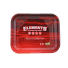 Elements Red Cloud Small Metal Rolling Tray - Smoketokes