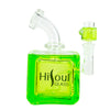 7" HiSoul Cube Glass Freezable Water Pipe