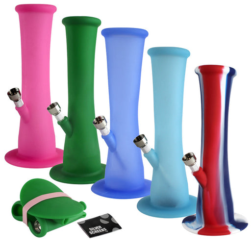 9" Foldable Silicone Water Pipe - Smoketokes